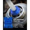 imageOrion Motor Tech Bearing Press Kit 43pc Bearing Race and Seal Driver Set Seal Installer Kit with 23 Metric amp 16 SAE Adapters Bushing Driver Set with 4 Handles for Bearing Installation