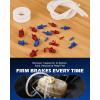 imageOrion Motor Tech Master Cylinder Bleeder Kit Compatible with 14151 31pc Complete Brake Bleeder Tool Kit with SAE amp Metric Fittings 22 in Clear Hose Clips and PTFE Tape Universal FitStandard