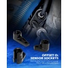 image:imageOrion Motor Tech 12pc Oxygen Sensor Socket Set O2 Sensor Removal Tool and Thread Chaser Set with 22mm 27mm 29mm 78 1116 Sockets 12 38 Drive for Oil Pressure Vacuum Thermal Oxygen Sensors12 Pcs