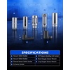 image:imageOrion Motor Tech 12pc Oxygen Sensor Socket Set O2 Sensor Removal Tool and Thread Chaser Set with 22mm 27mm 29mm 78 1116 Sockets 12 38 Drive for Oil Pressure Vacuum Thermal Oxygen Sensors7 Pcs