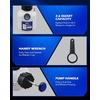 image:imageOrion Motor Tech Brake Bleeder Kit 25L Pressure Brake Bleeder Set with 425x675Adapter 26qt Manual Brake Fluid Extractor with 500mL Brake Bleeder Bottle Compatible with GMC Chrysler Dodge Jeep42mm Adapter