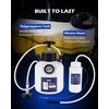 image:imageOrion Motor Tech Brake Bleeder Kit 25L Pressure Brake Bleeder Set with 425x675Adapter 26qt Manual Brake Fluid Extractor with 500mL Brake Bleeder Bottle Compatible with GMC Chrysler Dodge Jeep507mm Adapter