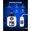 image:imageOrion Motor Tech Brake Bleeder Kit 25L Pressure Brake Bleeder Set with 425x675Adapter 26qt Manual Brake Fluid Extractor with 500mL Brake Bleeder Bottle Compatible with GMC Chrysler Dodge Jeep507mm Adapter