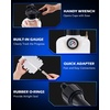 image:imageOrion Motor Tech Brake Bleeder Kit 25L Pressure Brake Bleeder Set with 425x675Adapter 26qt Manual Brake Fluid Extractor with 500mL Brake Bleeder Bottle Compatible with GMC Chrysler Dodge Jeep425x675Adapter