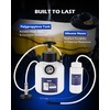 image:imageOrion Motor Tech Brake Bleeder Kit 25L Pressure Brake Bleeder Set with 425x675Adapter 26qt Manual Brake Fluid Extractor with 500mL Brake Bleeder Bottle Compatible with GMC Chrysler Dodge Jeep495mm Adapter