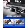 image:imageOrion Motor Tech Locking Hitch Pin Fits 2 amp 25 Receiver with 58 Diameter Hitch Pin Lock AntiTheft Steel Hitch Pin Lock with Key for Class III IV AntiRattle Trailer Hitch Pin SilverBlack