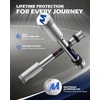 image:imageOrion Motor Tech Locking Hitch Pin Fits 2 amp 25 Receiver with 58 Diameter Hitch Pin Lock AntiTheft Steel Hitch Pin Lock with Key for Class III IV AntiRattle Trailer Hitch Pin SilverSilver