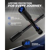 image:imageOrion Motor Tech Locking Hitch Pin Fits 2 amp 25 Receiver with 58 Diameter Hitch Pin Lock AntiTheft Steel Hitch Pin Lock with Key for Class III IV AntiRattle Trailer Hitch Pin SilverBlack