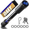 image:imageOrion Motor Tech Locking Hitch Pin Fits 2 amp 25 Receiver with 58 Diameter Hitch Pin Lock AntiTheft Steel Hitch Pin Lock with Key for Class III IV AntiRattle Trailer Hitch Pin SilverBlack