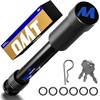 image:imageOrion Motor Tech Locking Hitch Pin Fits 2 amp 25 Receiver with 58 Diameter Hitch Pin Lock AntiTheft Steel Hitch Pin Lock with Key for Class III IV AntiRattle Trailer Hitch Pin SilverBlack