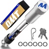 image:imageOrion Motor Tech Locking Hitch Pin Fits 2 amp 25 Receiver with 58 Diameter Hitch Pin Lock AntiTheft Steel Hitch Pin Lock with Key for Class III IV AntiRattle Trailer Hitch Pin SilverSilver