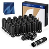 image:imageOrion Motor Tech M12x125 Spline Lug Nuts with Cone Seat Wheel Accessories Compatible with 19932022 Nissan Altima 19882022 Nissan Maxima 19972023 Subaru Forester Aftermarket Wheel Set of 20Black