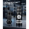 image:imageOrion Motor Tech M12x125 Spline Lug Nuts with Cone Seat Wheel Accessories Compatible with 19932022 Nissan Altima 19882022 Nissan Maxima 19972023 Subaru Forester Aftermarket Wheel Set of 20Black