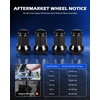image:imageOrion Motor Tech M12x125 Spline Lug Nuts with Cone Seat Wheel Accessories Compatible with 19932022 Nissan Altima 19882022 Nissan Maxima 19972023 Subaru Forester Aftermarket Wheel Set of 20Black