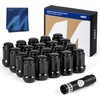image:imageOrion Motor Tech M12x125 Spline Lug Nuts with Cone Seat Wheel Accessories Compatible with 19932022 Nissan Altima 19882022 Nissan Maxima 19972023 Subaru Forester Aftermarket Wheel Set of 20Black