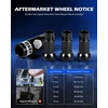 image:imageOrion Motor Tech M12x125 Spline Lug Nuts with Cone Seat Wheel Accessories Compatible with 19932022 Nissan Altima 19882022 Nissan Maxima 19972023 Subaru Forester Aftermarket Wheel Set of 20Black