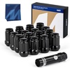 image:imageOrion Motor Tech M12x125 Spline Lug Nuts with Cone Seat Wheel Accessories Compatible with 19932022 Nissan Altima 19882022 Nissan Maxima 19972023 Subaru Forester Aftermarket Wheel Set of 20Black
