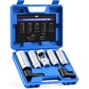 image:imageOrion Motor Tech 12pc Oxygen Sensor Socket Set O2 Sensor Removal Tool and Thread Chaser Set with 22mm 27mm 29mm 78 1116 Sockets 12 38 Drive for Oil Pressure Vacuum Thermal Oxygen Sensors7 Pcs