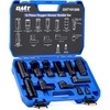 image:imageOrion Motor Tech 12pc Oxygen Sensor Socket Set O2 Sensor Removal Tool and Thread Chaser Set with 22mm 27mm 29mm 78 1116 Sockets 12 38 Drive for Oil Pressure Vacuum Thermal Oxygen Sensors12 Pcs