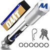 image:imageOrion Motor Tech Locking Hitch Pin Fits 2 amp 25 Receiver with 58 Diameter Hitch Pin Lock AntiTheft Steel Hitch Pin Lock with Key for Class III IV AntiRattle Trailer Hitch Pin SilverSilver