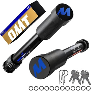 image:imageOrion Motor Tech Locking Hitch Pin Fits 2 amp 25 Receiver with 58 Diameter Hitch Pin Lock AntiTheft Steel Hitch Pin Lock with Key for Class III IV AntiRattle Trailer Hitch Pin SilverBlack