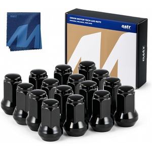 image:imageOrion Motor Tech M12x125 Spline Lug Nuts with Cone Seat Wheel Accessories Compatible with 19932022 Nissan Altima 19882022 Nissan Maxima 19972023 Subaru Forester Aftermarket Wheel Set of 20Black