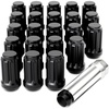 image:image12x20 Lug Nuts 1220 Wheel Lug Nuts Compatible with Ford F150 Explorer Mustang Honda Accord Civic Fit Jeep Grand Cherokee Liberty Wrangler Hyundai Tucson amp More Set of 23 Black