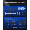 image:imageOrion Motor Tech Bearing Puller amp Housing Removal Set 30 pc 2in1 Bearing Puller Tool Set for Wheel Bearing Bushing Axle Blind Hole Bearing Puller amp Bearing Separator Set with Slide Hammer Collets