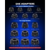 image:imageOrion Motor Tech 33pc Bearing Press Kit for Small Vehicles Bearing Race and Seal Driver Set with Metric SAE Adapters Seal Driver Set with 3 Knurled HandlesSmall