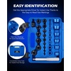 image:imageOrion Motor Tech 33pc Bearing Press Kit for Small Vehicles Bearing Race and Seal Driver Set with Metric SAE Adapters Seal Driver Set with 3 Knurled HandlesSmall