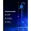 image:imageOMT 55 Gallon Drum Pump Lever Action Barrel Pump for 15 to 55 gal Drums  Heavy Duty Barrel Hand Pump with Telescoping Suction Tube Transferring Heating Oil Motor Oil Transmission FluidBlue Rotary Action Reinforced PP Pump