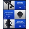 image:imageOMT 55 Gallon Drum Pump Lever Action Barrel Pump for 15 to 55 gal Drums  Heavy Duty Barrel Hand Pump with Telescoping Suction Tube Transferring Heating Oil Motor Oil Transmission FluidBlack Rotary Action Reinforced Pp Pump