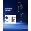 image:imageOMT 55 Gallon Drum Pump Lever Action Barrel Pump for 15 to 55 gal Drums  Heavy Duty Barrel Hand Pump with Telescoping Suction Tube Transferring Heating Oil Motor Oil Transmission FluidBlack Rotary Action Reinforced Pp Pump