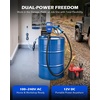 image:imageOMT 55 Gallon Drum Pump Lever Action Barrel Pump for 15 to 55 gal Drums  Heavy Duty Barrel Hand Pump with Telescoping Suction Tube Transferring Heating Oil Motor Oil Transmission FluidBlue Electric Reinforced PP Pump