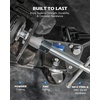 image:imageOMT 2 in 1 Brake Caliper Compression Tool amp Radiator Fluid Bleeder Kit  Handheld Vacuum Pump Brake Bleeder Tool Set Disc Brake Pad Service Tool with Thrust Bolt Retaining Plates amp 18 AdaptersBlue