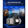 image:imageOMT 5 Gal Vacuum Chamber amp 35 CFM Pump Kit for Resin Degas Blue  Safe Overheat Protection 14HP Pump Pulls to 375 Microns SS Pot with 05 Tempered Glass Lid 5ft Hose IncludedBlack