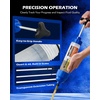 image:imageOMT Manual Fluid Extractor Syringe Pump for Auto Oil Change 350mL Blue  Heat amp ChemicalResistant Polypropylene ORing amp Rubber Leakproof Seal Clear Quart amp mL Scales 3 Hoses for Suction Fillblue