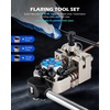image:imageOrion Motor Tech Brake Line Flaring Tool Kit 45 amp 37 Degree Flaring Tool Set Single Bubble Double Flare Tool Kit for Brake Lines Professional Brake Flare Tool Kit for 316 14 516 38 TubesDualHead 37  45