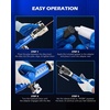 image:imageOrion Motor Tech Brake Line Flaring Tool Kit 45 amp 37 Degree Flaring Tool Set Single Bubble Double Flare Tool Kit for Brake Lines Professional Brake Flare Tool Kit for 316 14 516 38 TubesHydraulic 45  ISO