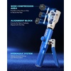 image:imageOrion Motor Tech Brake Line Flaring Tool Kit 45 amp 37 Degree Flaring Tool Set Single Bubble Double Flare Tool Kit for Brake Lines Professional Brake Flare Tool Kit for 316 14 516 38 TubesHydraulic 45  ISO
