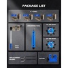 image:imageOrion Motor Tech Brake Line Flaring Tool Kit 45 amp 37 Degree Flaring Tool Set Single Bubble Double Flare Tool Kit for Brake Lines Professional Brake Flare Tool Kit for 316 14 516 38 TubesDualHead 37  45