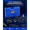 image:imageOrion Motor Tech OMT Pneumatic Injector Puller Set for Diesel Engines  23 pcs 58 Bar Air Vibration Injector Removal Tool with Extractor Hammer 19 Adapters Extension Hose and EU US Connectors