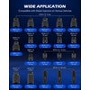 image:imageOrion Motor Tech OMT Pneumatic Injector Puller Set for Diesel Engines  23 pcs 58 Bar Air Vibration Injector Removal Tool with Extractor Hammer 19 Adapters Extension Hose and EU US Connectors