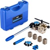 image:imageOrion Motor Tech Brake Line Flaring Tool Kit 45 amp 37 Degree Flaring Tool Set Single Bubble Double Flare Tool Kit for Brake Lines Professional Brake Flare Tool Kit for 316 14 516 38 TubesDualHead 37  45