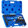 image:imageOrion Motor Tech Brake Line Flaring Tool Kit 45 amp 37 Degree Flaring Tool Set Single Bubble Double Flare Tool Kit for Brake Lines Professional Brake Flare Tool Kit for 316 14 516 38 TubesHydraulic 45  ISO