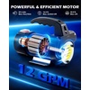 image:imageOMT 12V 20 GPM Fuel Transfer Pump with Manual Nozzle amp Filter  20 GPM High Flow Gasoline amp Diesel Transfer Pump Portable Electric Fuel Pump for Trucks Tractors Farm amp Jobsite Use12GPM Diesel Pump Kit