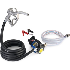 image:imageOMT 12V 20 GPM Fuel Transfer Pump with Manual Nozzle amp Filter  20 GPM High Flow Gasoline amp Diesel Transfer Pump Portable Electric Fuel Pump for Trucks Tractors Farm amp Jobsite Use12GPM Diesel Pump Kit