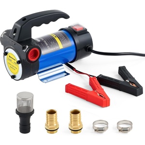 image:imageOMT 12V 20 GPM Fuel Transfer Pump with Manual Nozzle amp Filter  20 GPM High Flow Gasoline amp Diesel Transfer Pump Portable Electric Fuel Pump for Trucks Tractors Farm amp Jobsite Use12GPM Diesel Pump