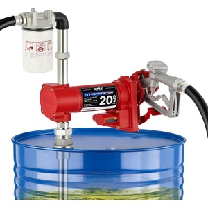 image:imageOMT 12V 20 GPM Fuel Transfer Pump with Manual Nozzle amp Filter  20 GPM High Flow Gasoline amp Diesel Transfer Pump Portable Electric Fuel Pump for Trucks Tractors Farm amp Jobsite Use20GPM Gas Pump Kit with Filter